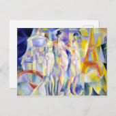 ロバートドローネイラヴィルデパリ ポストカード (正面/裏面)