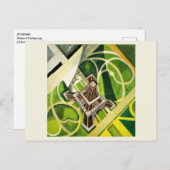 ロバートドローネー – エッフェルタワー1922 ポストカード (正面/裏面)