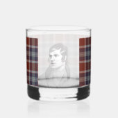 ロバートバーンズタータンチェックウィスキーグラス ウイスキーグラス (正面)