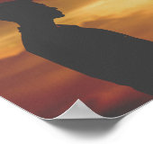 ロバートフロスト引用文ホワイトレタリング やる気を起こさせる ポスター (角)