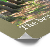 ロバートフロスト引用文 – アートプリント ポスター (角)