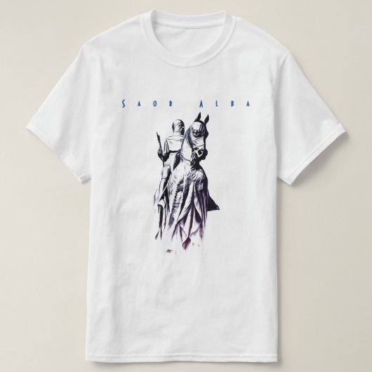 ロバートブルースのスコットランド人の独立 Tシャツ (デザイン正面)