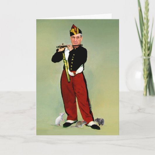 ロバートミューラーの雑色のパイパーのバースデー・カード カード (正面)