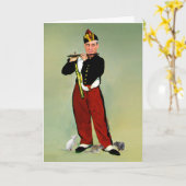 ロバートミューラーの雑色のパイパーのバースデー・カード カード (黄色い花)