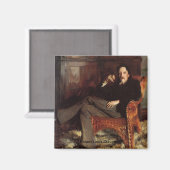 ロバートルイススティーブンソンポートレート マグネット (正面/裏面)