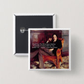 ロバートルイスティーブンソン&引用文CBDはゴールデン油 缶バッジ (正面&裏面)