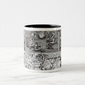 ロバートヴォーン著刻まれる ツートーンマグカップ (中央)