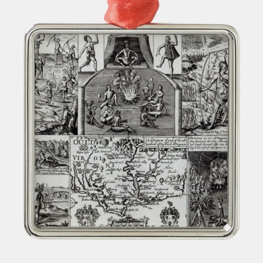 ロバートヴォーン著刻まれる メタルオーナメント (正面)