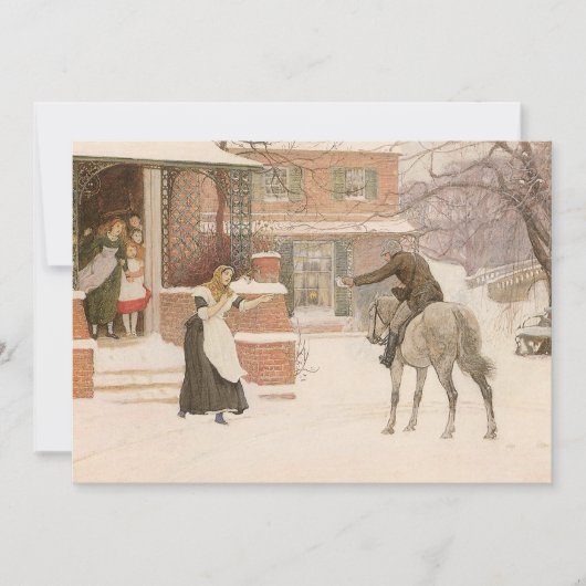 ロバート・ウォーカー・マクベスによる郵便局長挨拶 カード (正面)