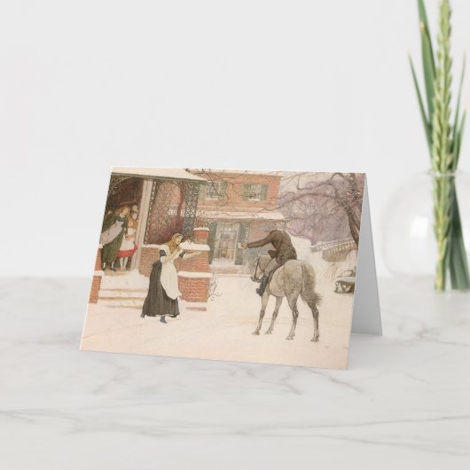 ロバート・ウォーカー・マクベスによる郵便局長挨拶 シーズンカード (正面)