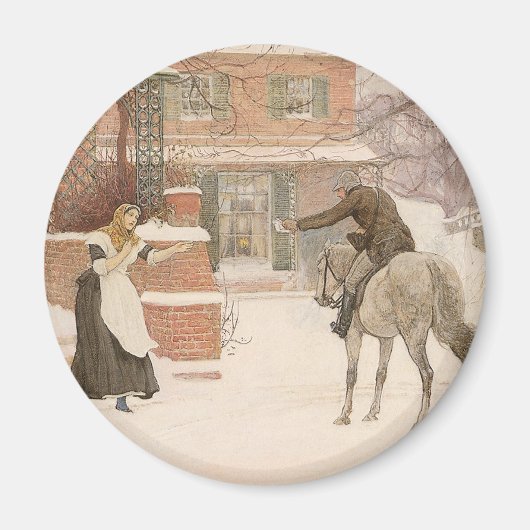 ロバート・ウォーカー・マクベスによる郵便局長挨拶 マグネット (正面)