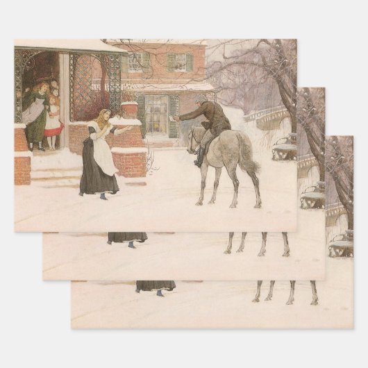 ロバート・ウォーカー・マクベスによる郵便局長挨拶 ラッピングペーパーシート (セット)