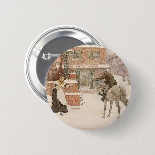 ロバート・ウォーカー・マクベスによる郵便局長挨拶 缶バッジ (正面&裏面)