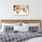 ロバート・ウォーカー・マクベスによる郵便配達員への挨拶 キャンバスプリント (インサイチュ (寝室))