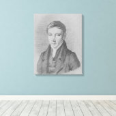 ロバート・オーウェン、1823年 キャンバスプリント (インサイチュ (ウッドフロア))