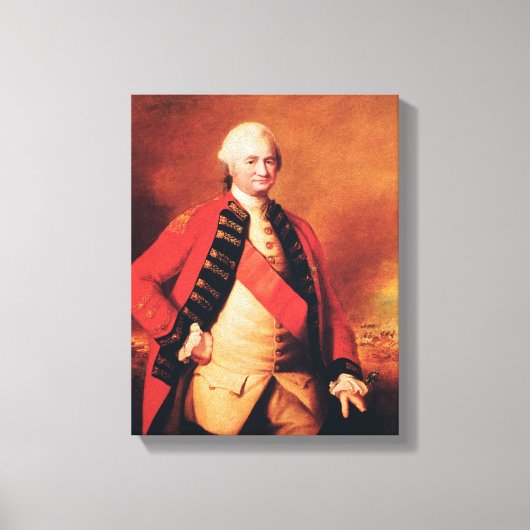 ロバート・クリーブ1stバロン・クリーブ， c.1773 キャンバスプリント (正面)