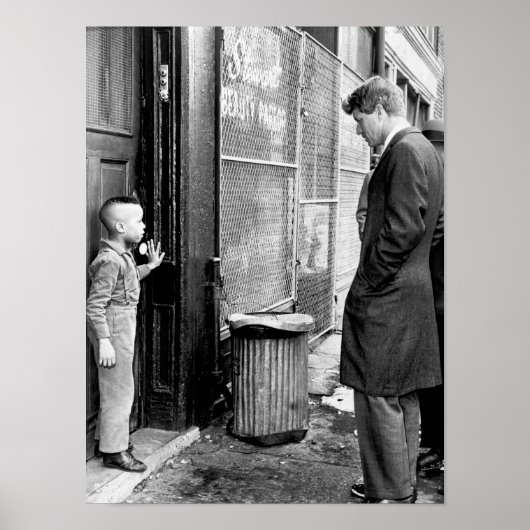 ロバート・ケネディ上院議員が教育について語る ポスター (正面)