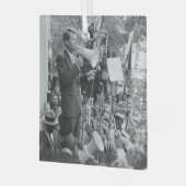 ロバート・ケネディ米国大統領選挙運動 ガラスオーナメント (正面左)