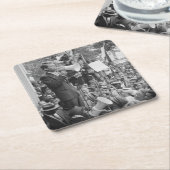 ロバート・ケネディ米国大統領選挙運動 スクエアペーパーコースター (アングル)