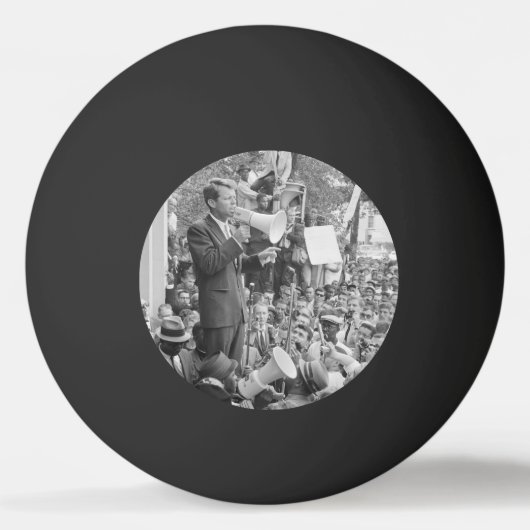 ロバート・ケネディ米国大統領選挙運動 卓球ボール (正面)