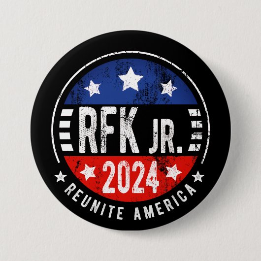 ロバート・ケネディJr. 大統領 2024 缶バッジ (正面)