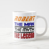 ロバート·ザ·レジェンド·ザ·ミット·ジャンボ·マグ ジャンボコーヒーマグカップ (右)