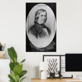 ロバート・シューマンが写真から彫り込んだ ポスター (ホームオフィス)