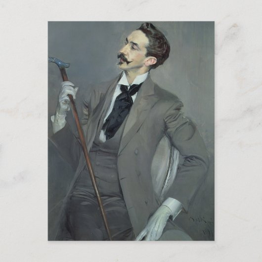 ロバート・デ・モンテスクシオ伯爵1897 ポストカード (正面)