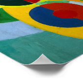 ロバート・ドローネイ・リズム、生きる喜び ポスター (角)