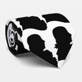 ロバート・バーンズのシルエットのタイ ネクタイ (ロール)