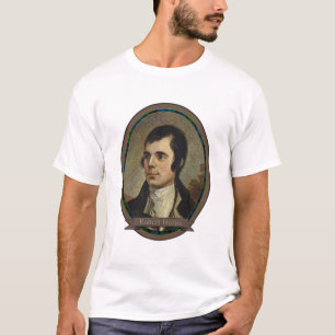 ロバート・バーンズのスコットランドの国民の楽師のポートレート Tシャツ