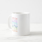 ロバート・バーンズの詩 – Mug コーヒーマグカップ (正面左)