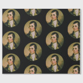 ロバート・バーンズは焼跡夜ギフトのために、完成します ラッピングペーパー (フラット)