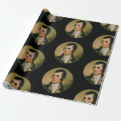 ロバート・バーンズは焼跡夜ギフトのために、完成します ラッピングペーパー (アンロールド)