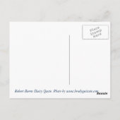ロバート・バーンズデイジー引用文 ポストカード (裏面)