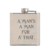 ロバート・バーンズ男のマグカップ フラスク (裏面)