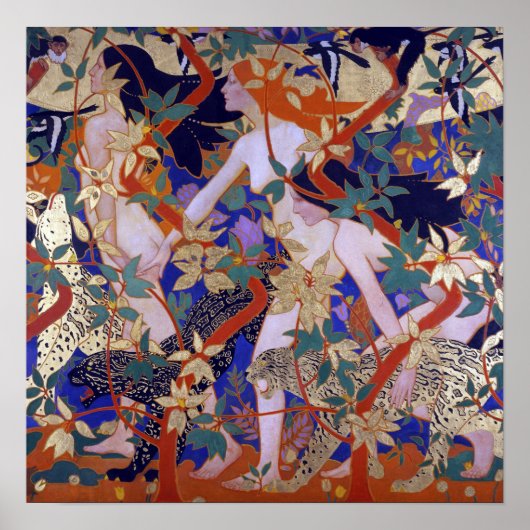 ロバート・バーンズ・ザ・狩り・ダイアナと彼女のニンフ ポスター (正面)