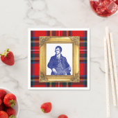 ロバート・バーンズ ロイヤル・スチュワート プリント カクテル スタンダードカクテルナプキン (インサイチュ)