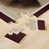 ロバート・バーンズ「彼女を知るために」愛引用文ジグソーパズル ジグソーパズル (側面)