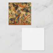 ロバート・バーンズ – 狩り(ダイアナと彼女のニンフ) スクエア名刺 (正面/裏面)