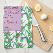ロバート・バーンズ・賛美ミール キッチンタオル (四つ折り)