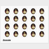 ロバート・バーン=ジョーンズ夫人のポートレート スクエアシール (シート)
