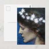 ロバート・ヒューズによる「Night - Noc」妖精アート ポストカード (正面/裏面)