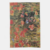 ロバート・フォンノーによるコスモス、ヴィンテージ印象派 キッチンタオル (縦)