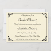 ロバート・フォンノーによるコスモス、ヴィンテージ印象派 招待状 (裏面)