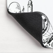 ロバート・フックの顕微鏡 マウスパッド (コーナー)