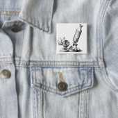 ロバート・フックの顕微鏡 缶バッジ (インサイチュ)