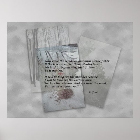 ロバート・フロストの詩 ポスター (正面)