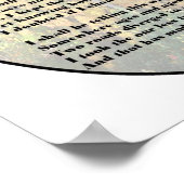 ロバート・フロスト「道は行かない」 ポスター (角)