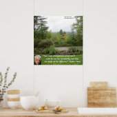 ロバート・フロスト"道路の移動が少ない"知恵ポスター ポスター (キッチン)